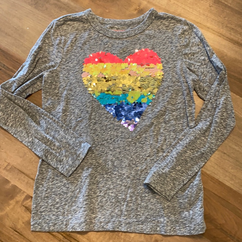 Crewcuts / Jcrew Girls Sequin Shirt Size 12